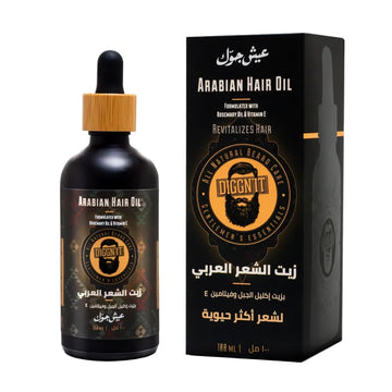 Diggn'It Arabian Hair Oil bottle – natural hair oil for growth and nourishment