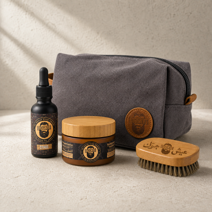 Diggn’It Giftable No-Brainer Kit with Citrus scent and Canvas Grey travel bag
