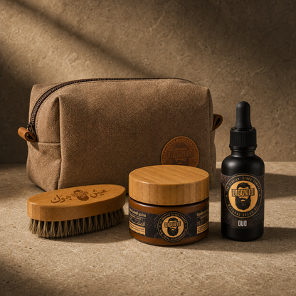 Diggn’It Giftable No-Brainer Kit with Oud scent and Canvas Brown travel bag