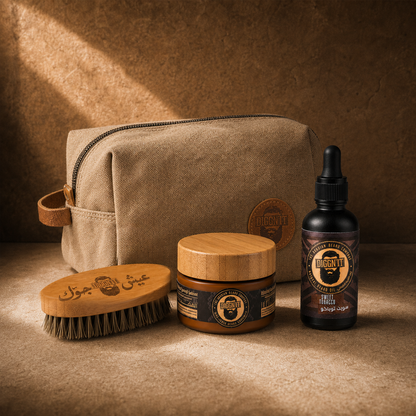 Diggn’It Giftable No-Brainer Kit with Sweet Tobacco scent and Canvas Brown travel bag