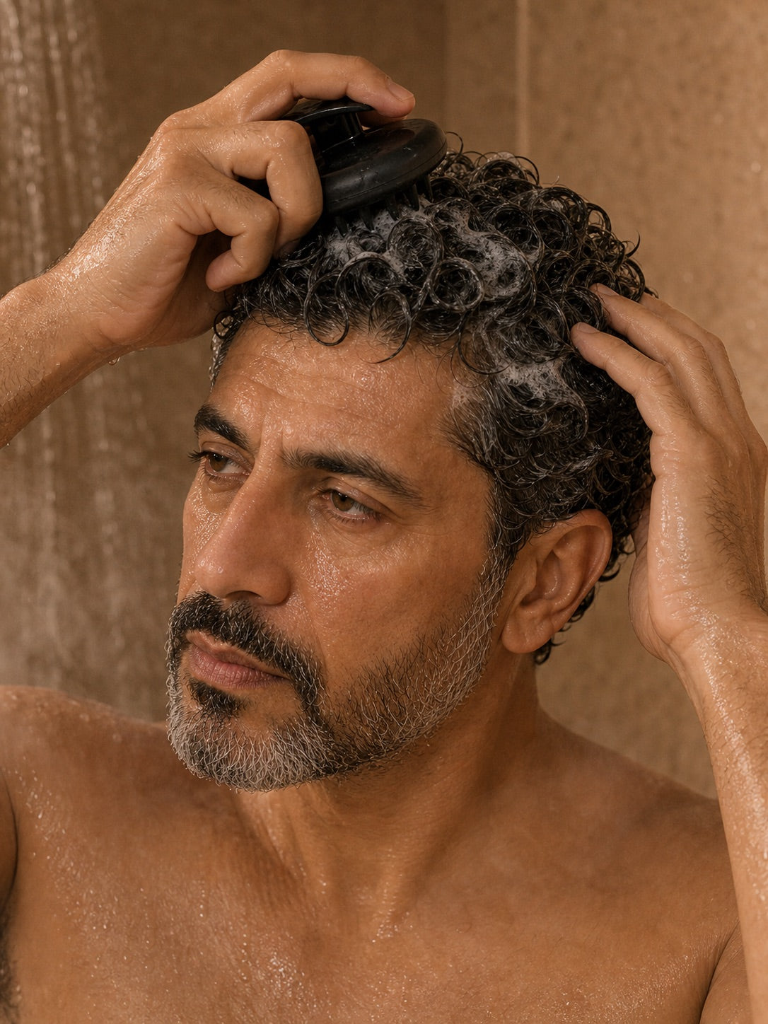 Start at the scalp.